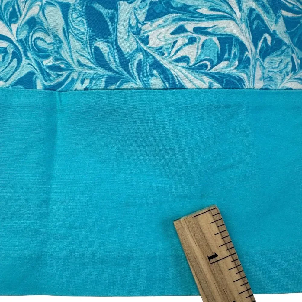 Michael Kors Skirt Women's 6 Blue Mini LOT of 2 Cotton Blend Back Zip Lined Cute